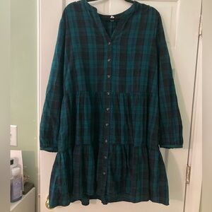 Time and Tru flannel dress